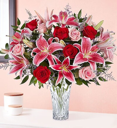 Marquis by Waterford® Blushing Rose &amp; Lily Bouquet
