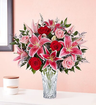 Marquis by Waterford® Blushing Rose &amp; Lily Bouquet
